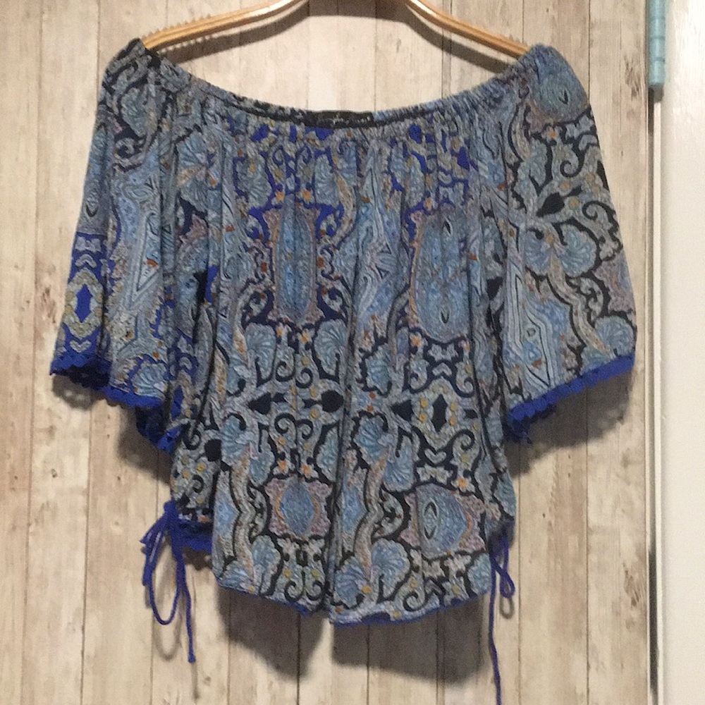Jennifer Moore Off-the Shoulder Blouse